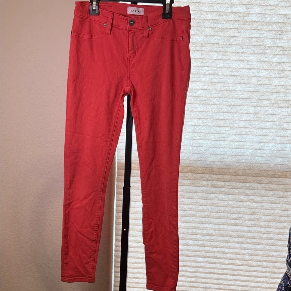 Lila Ryan Coral Denim Pants Size 26